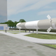 A mock-up of the new exhibit, which is scheduled to go on display in Houston later this summer.